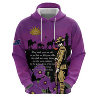 ANZAC Soldier and War Animals Hoodie We Will Remember Them