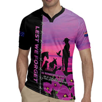 Personalised ANZAC War Animals Rugby Jersey Lest We Forget Memorial