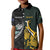 New Zealand and South Africa Rugby Custom Kid Polo Shirt Silver Fern With Springboks
