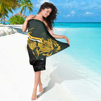 New Zealand and South Africa Rugby Sarong Silver Fern With Springboks