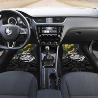 New Zealand and South Africa Rugby Car Mats Maori Kiwi With Springboks