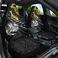 New Zealand and South Africa Rugby Car Seat Cover Maori Kiwi With Springboks