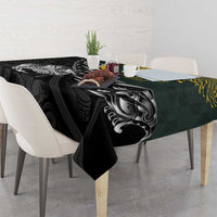 New Zealand and South Africa Rugby Tablecloth Maori Kiwi With Springboks