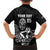 New Zealand Silver Fern Rugby Custom Kid Hawaiian Shirt Maori Tiki Black Version