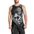 New Zealand Silver Fern Rugby Custom Men Tank Top Maori Tiki Black Version