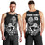 New Zealand Silver Fern Rugby Custom Men Tank Top Maori Tiki Black Version