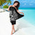 New Zealand Silver Fern Rugby Custom Sarong Maori Tiki Black Version