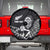 New Zealand Silver Fern Rugby Custom Spare Tire Cover Maori Tiki Black Version