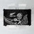 New Zealand Silver Fern Rugby Custom Tablecloth Maori Tiki Black Version