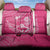 New Zealand Silver Fern Rugby Custom Back Car Seat Cover Maori Tiki Pink Version