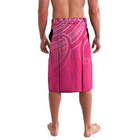 New Zealand Silver Fern Rugby Custom Lavalava Maori Tiki Pink Version