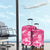 New Zealand Silver Fern Rugby Custom Luggage Cover Maori Tiki Pink Version