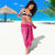 New Zealand Silver Fern Rugby Custom Sarong Maori Tiki Pink Version
