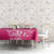 New Zealand Silver Fern Rugby Custom Tablecloth Maori Tiki Pink Version