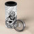New Zealand Silver Fern Rugby Custom 4 in 1 Can Cooler Tumbler Maori Tiki White Version