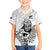 New Zealand Silver Fern Rugby Custom Kid Hawaiian Shirt Maori Tiki White Version