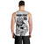 New Zealand Silver Fern Rugby Custom Men Tank Top Maori Tiki White Version