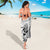 New Zealand Silver Fern Rugby Custom Sarong Maori Tiki White Version