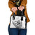 New Zealand Silver Fern Rugby Custom Shoulder Handbag Maori Tiki White Version