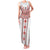 Bulgarian Embroidery Style Seamless Pattern Family Matching Tank Maxi Dress and Hawaiian Shirt
