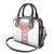 Bulgarian Embroidery Style Seamless Pattern Shoulder Handbag