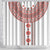 Bulgarian Embroidery Style Seamless Pattern Shower Curtain