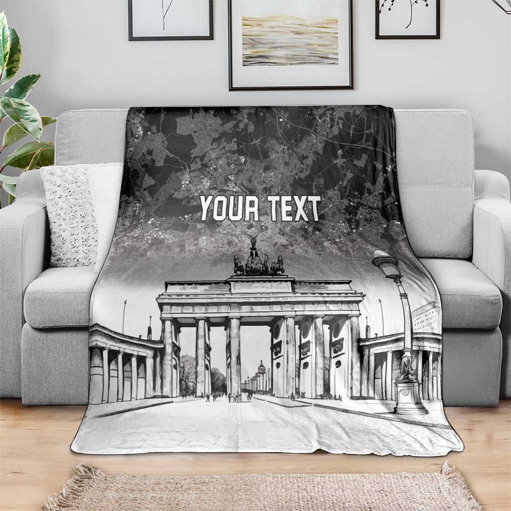 Personalized Germany Berlin Wall Blanket Tag der Deutschen Einheit