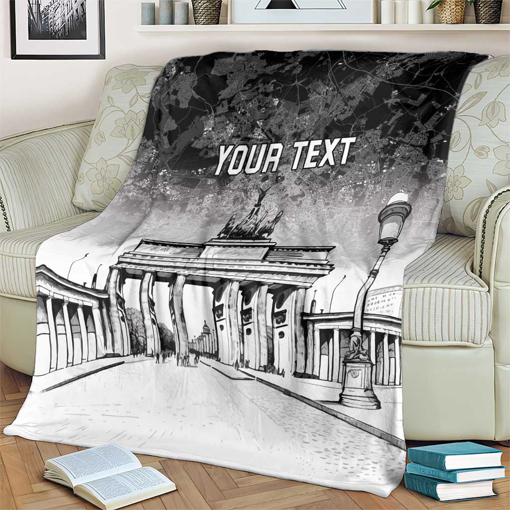 Personalized Germany Berlin Wall Blanket Tag der Deutschen Einheit