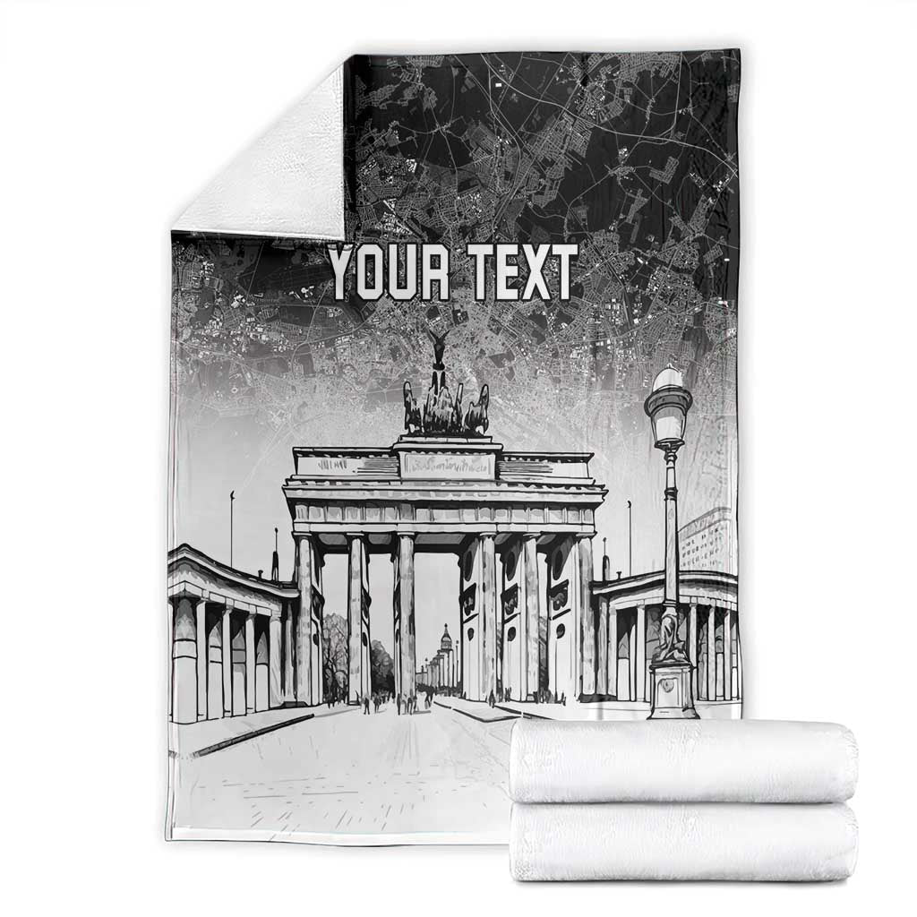 Personalized Germany Berlin Wall Blanket Tag der Deutschen Einheit