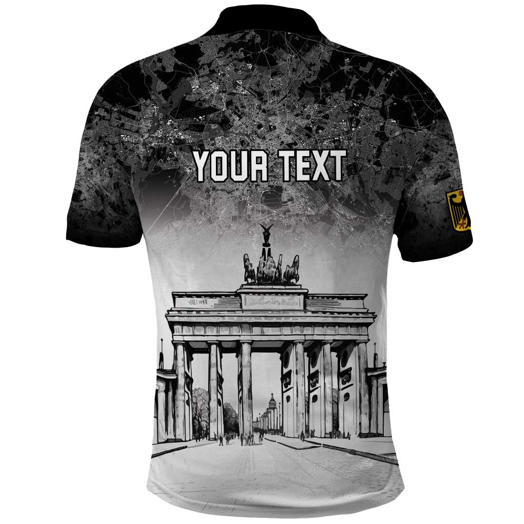Personalized Germany Berlin Wall Polo Shirt Tag der Deutschen Einheit