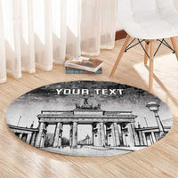 Personalized Germany Berlin Wall Round Carpet Tag der Deutschen Einheit