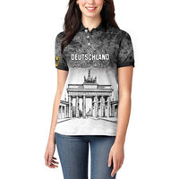 Personalized Germany Berlin Wall Women Polo Shirt Tag der Deutschen Einheit