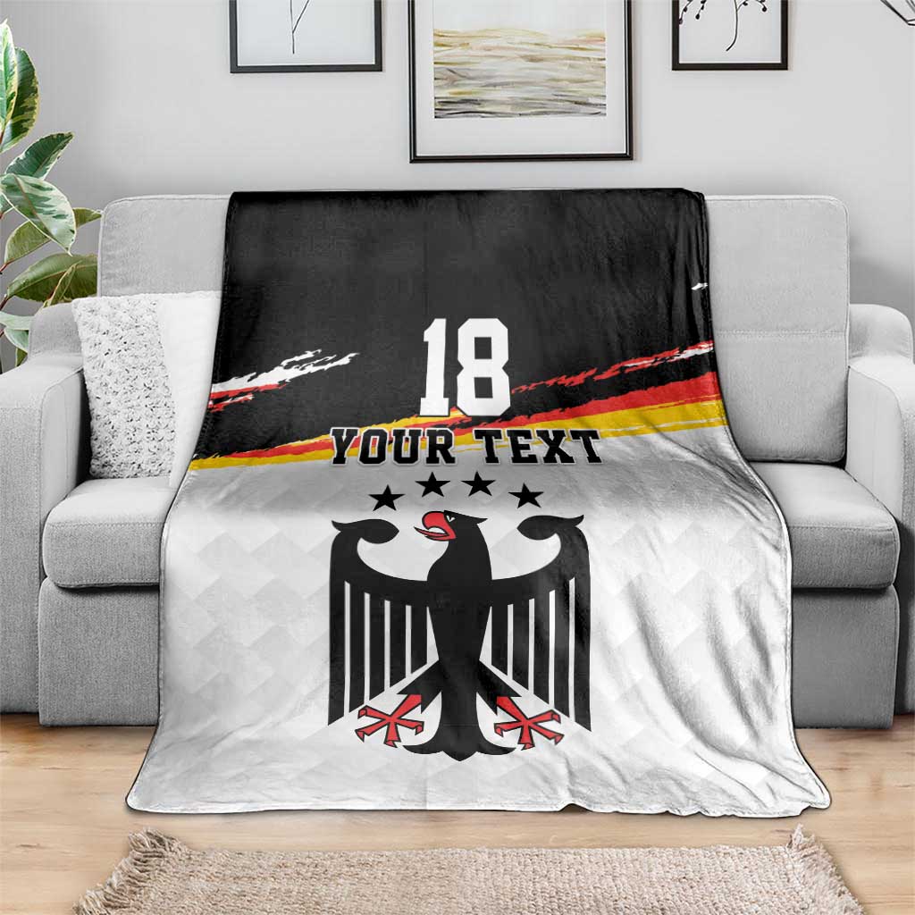 Custom Germany Football Blanket Come On DFB-Team