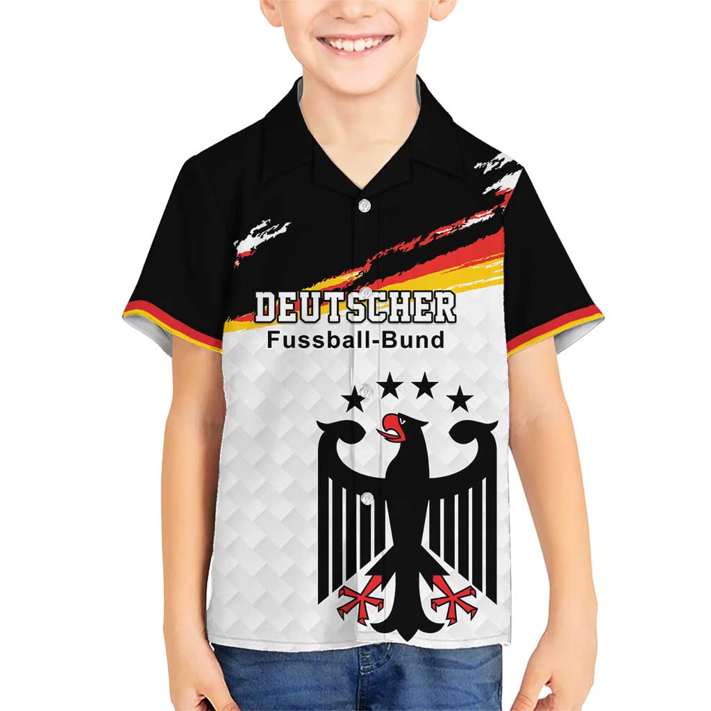 Custom Germany Football Kid Hawaiian Shirt Come On DFB-Team