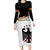 Custom Germany Football Long Sleeve Bodycon Dress Come On DFB-Team