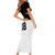 Custom Germany Football Short Sleeve Bodycon Dress Come On DFB-Team