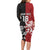 Custom British Lions New Zealand Long Sleeve Bodycon Dress Unique Style - Polynesian Pride