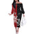 Custom British Lions New Zealand Off The Shoulder Long Sleeve Dress Unique Style - Polynesian Pride