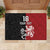 Custom British Lions New Zealand Rubber Doormat Unique Style - Polynesian Pride