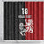 Custom British Lions New Zealand Shower Curtain Unique Style - Polynesian Pride
