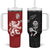 Custom British Lions New Zealand Tumbler With Handle Unique Style - Polynesian Pride