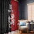 Custom British Lions New Zealand Window Curtain Unique Style - Polynesian Pride