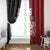 Custom British Lions New Zealand Window Curtain Unique Style - Polynesian Pride
