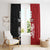 Custom British Lions New Zealand Window Curtain Unique Style - Polynesian Pride