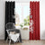 Custom British Lions New Zealand Window Curtain Unique Style - Polynesian Pride