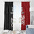 Custom British Lions New Zealand Window Curtain Unique Style - Polynesian Pride