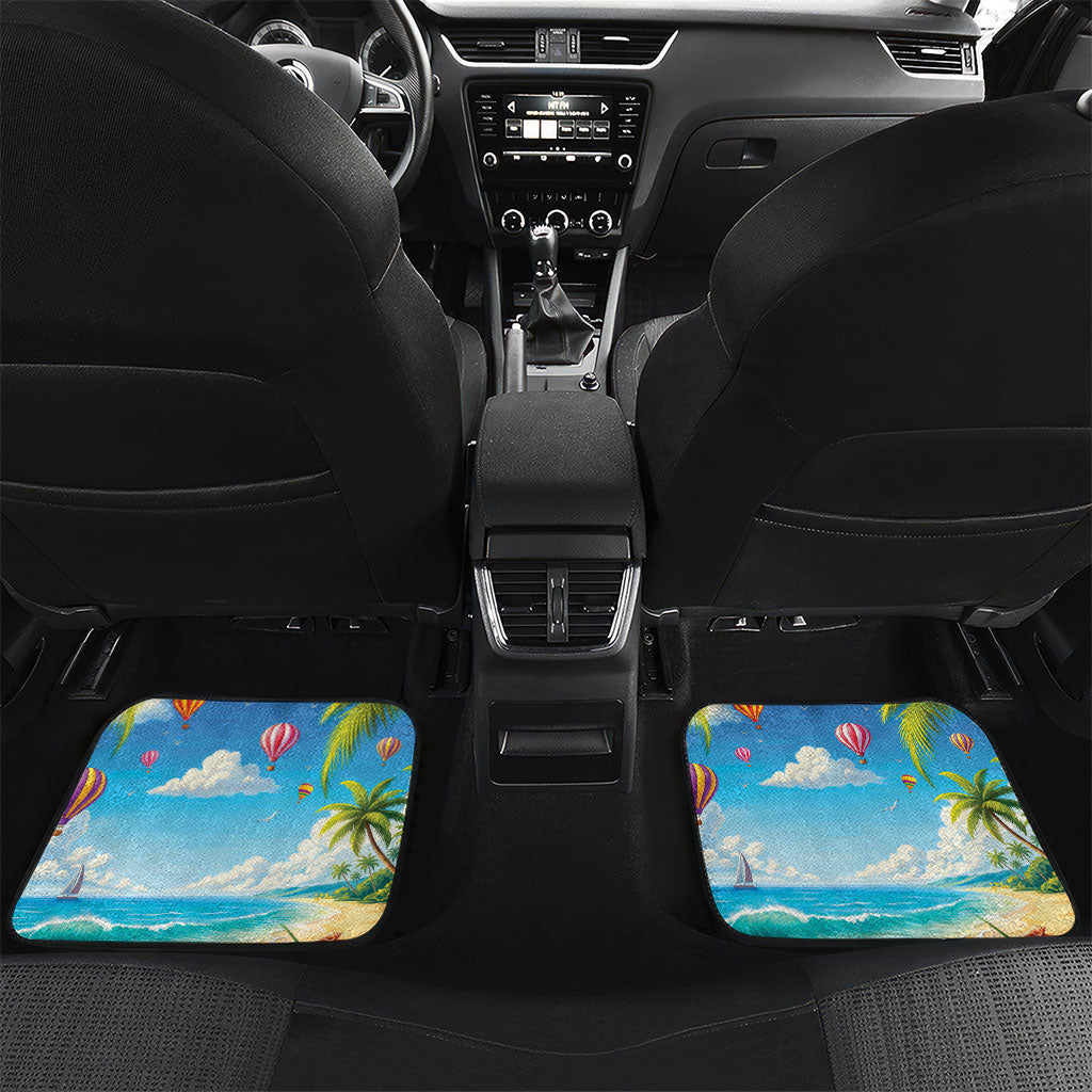 Funny Hawaii Mango Car Mats Tropical Summer Beach Mascot Vacation