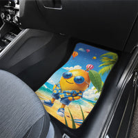 Funny Hawaii Mango Car Mats Tropical Summer Beach Mascot Vacation