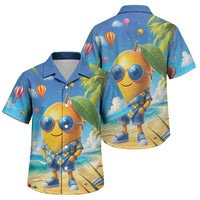 Funny Hawaii Mango Family Matching Mermaid Dress and Hawaiian Shirt Tropical Summer Beach Mascot Vacation
