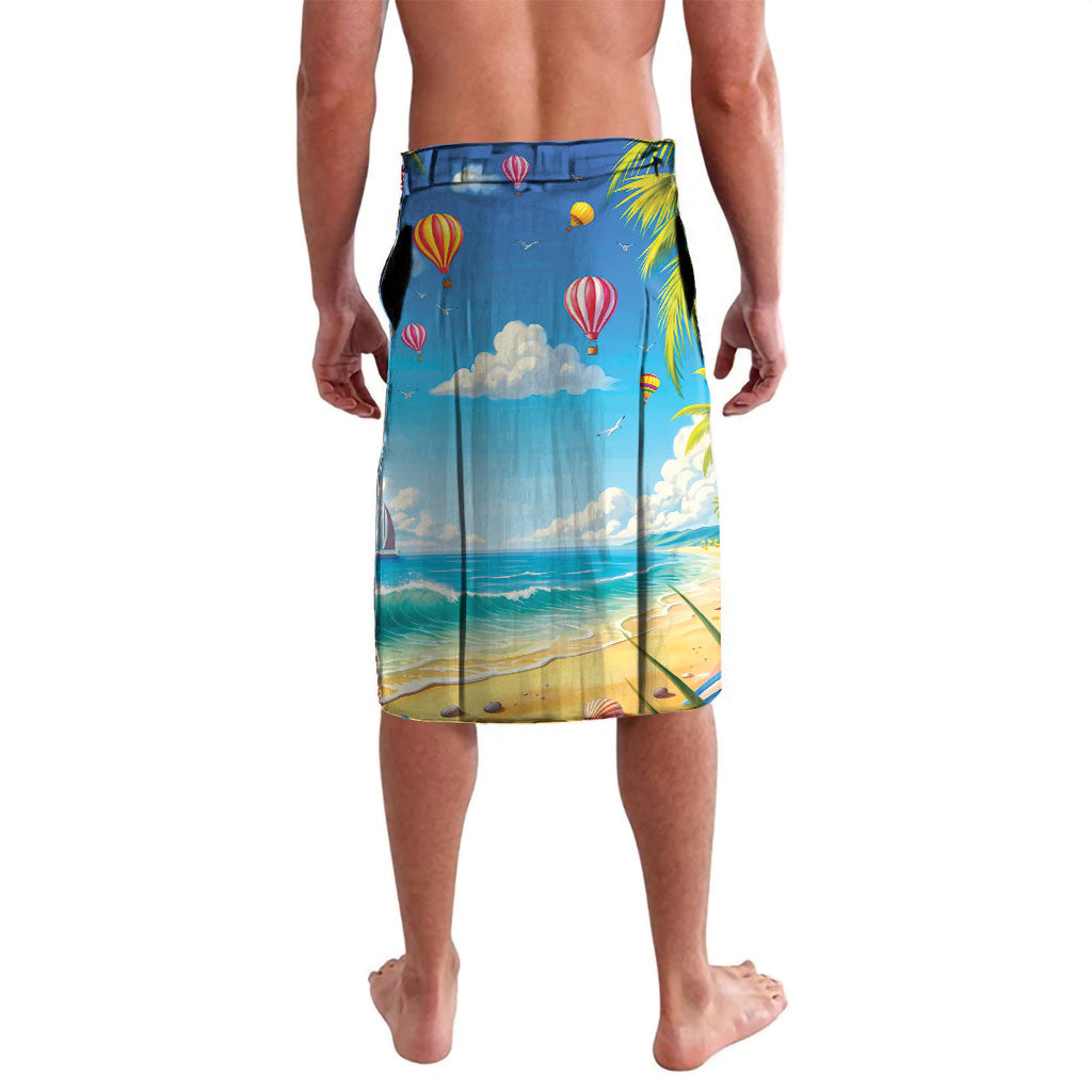 Funny Hawaii Mango Lavalava Tropical Summer Beach Mascot Vacation